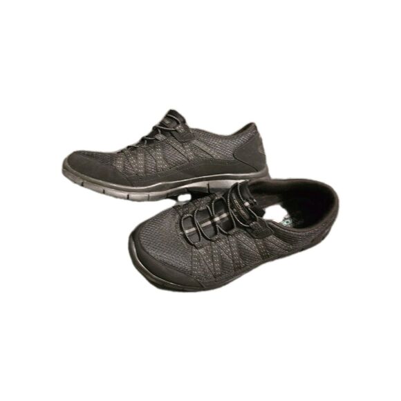 Skechers Womens Gratis Strolling Black Running walking Shoes Sneakers Sz 9 wide - Picture 1 of 8
